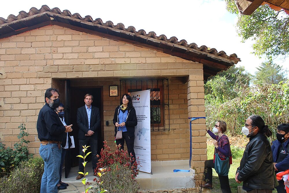 Christoph Jost and Susanna Hess-Kalcher during the inauguration of Radio EPJA, Mexico. DVV International