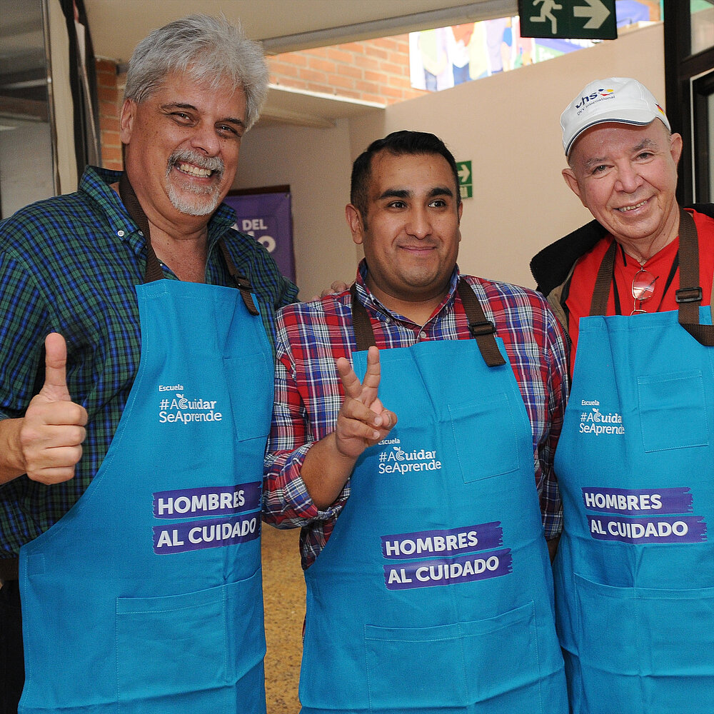 Men in aprons