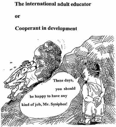 The international adult educator or Cooperant in development