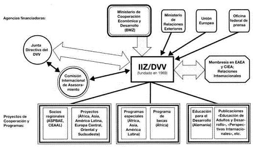 La estructura del IIZ/DVV