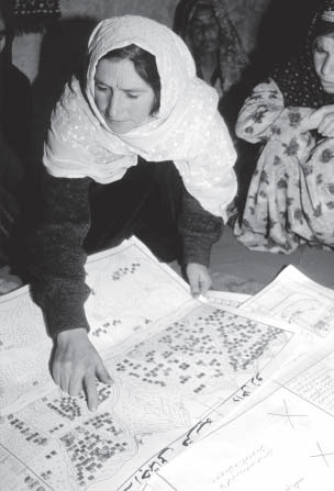 Cercle Reflect en Afghanistan Source: Jenny Matthews/ActionAid