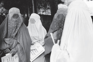 Afghani women in Kabul during elections