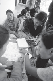 Literacy course in Nepal