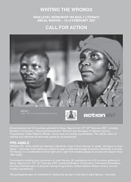 WRITING THE WRONGS &ndash; CALL FOR ACTION