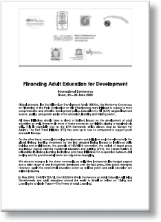 Financing Adult Education
