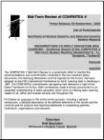 Report and Recommendations from the Work shop