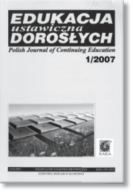 Polish Journal of Continuing Education
