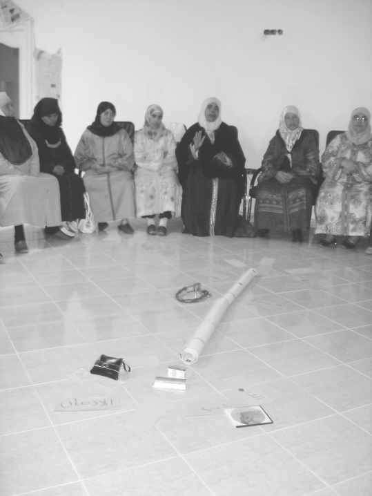 Reflect circle in Morocco