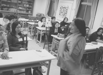 Cours d&rsquo;alphab&eacute;tisation au Taiwan