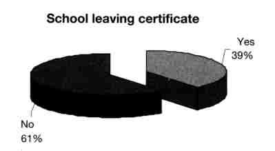 Graphic: School leaving certificate